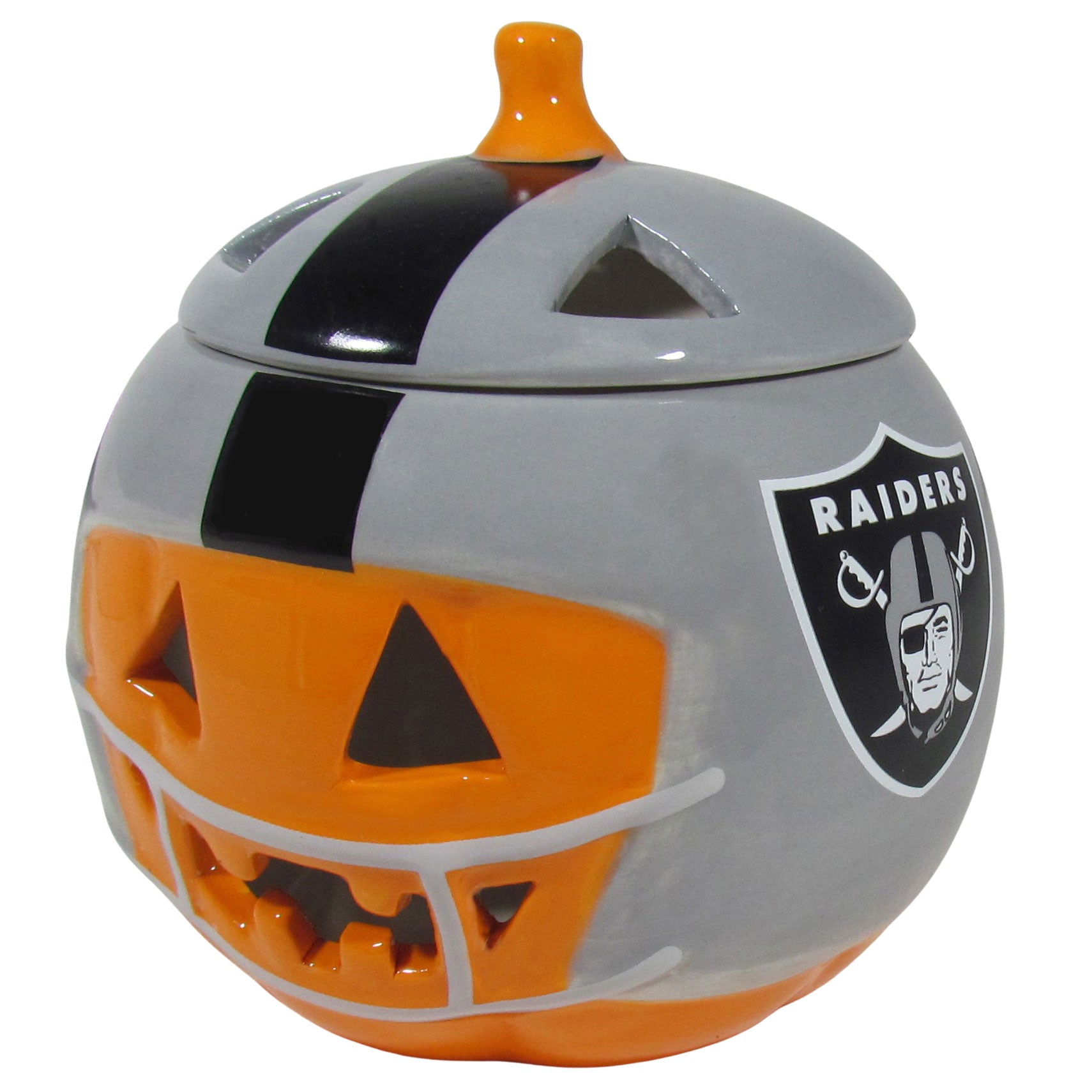 Las Vegas Raiders Jack O'Lantern Candle Holder