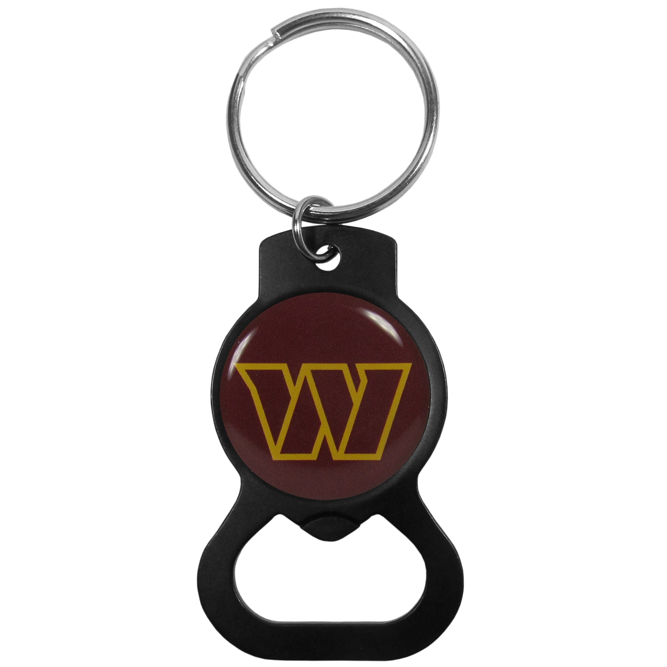 Washington Commanders Bottle Opener Key Chain, Black - Sports Collectibles, Sports Memorabilia, Sports Fan Shop, Sports Gifts