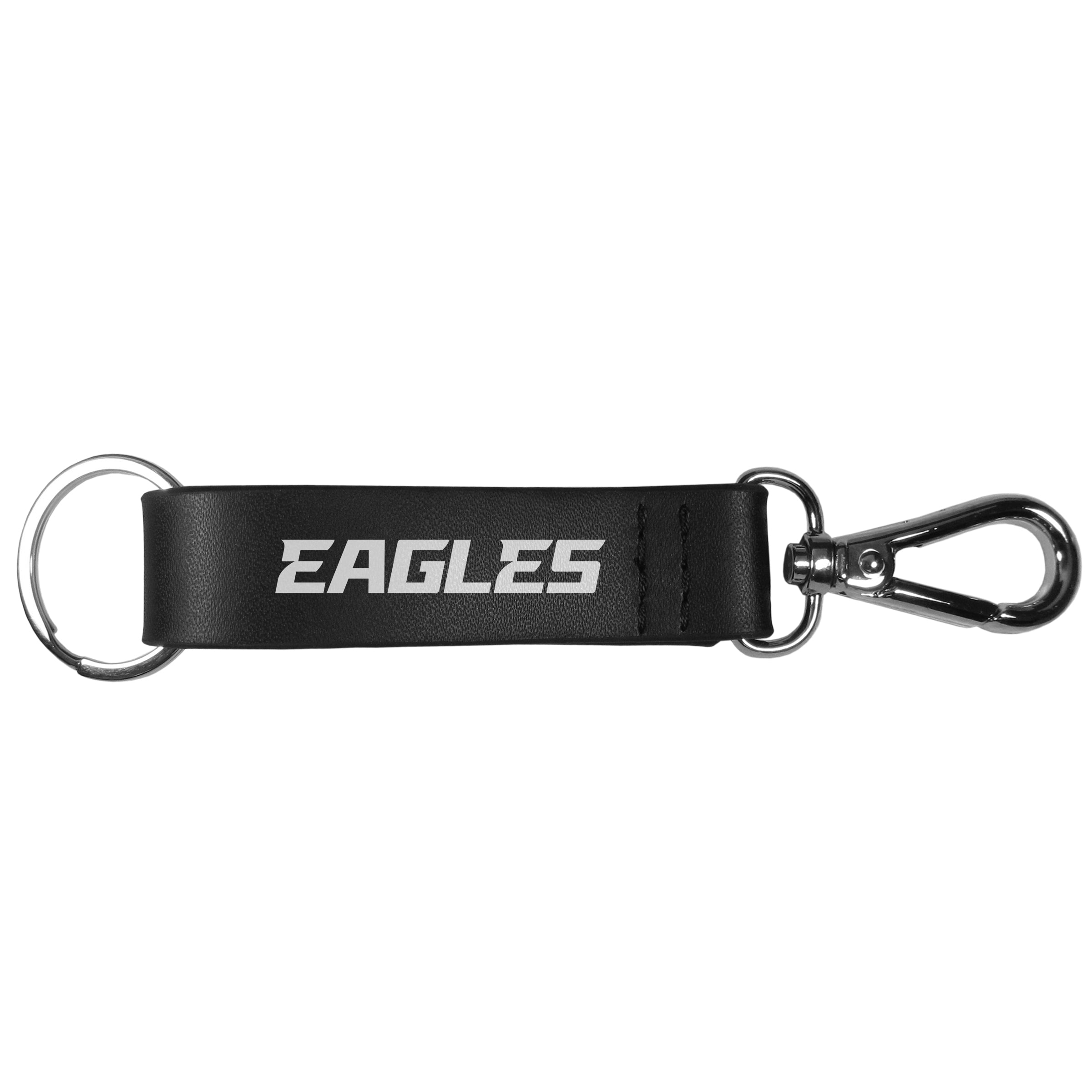 Philadelphia Eagles Black Strap Key Chain