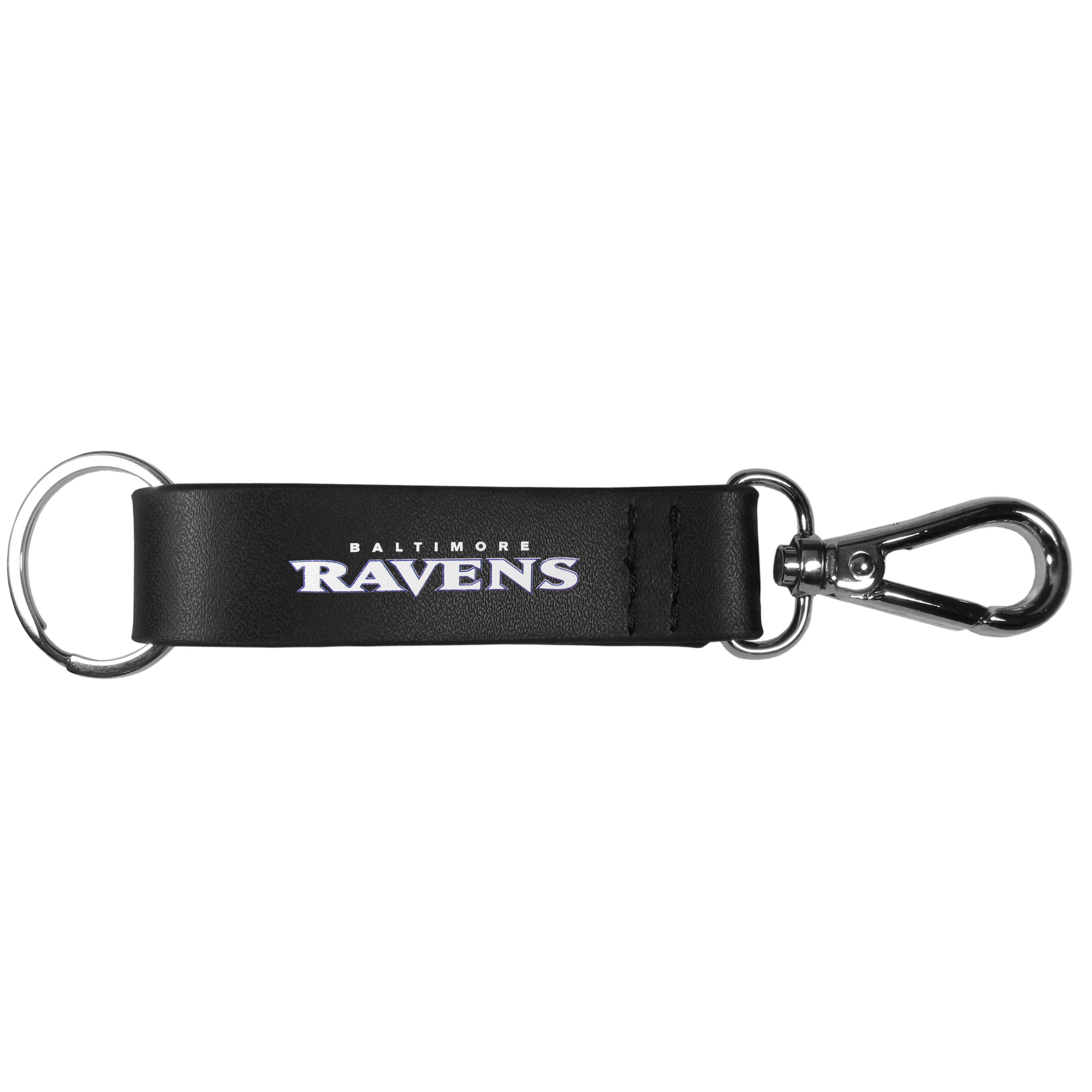 Baltimore Ravens Black Strap Key Chain