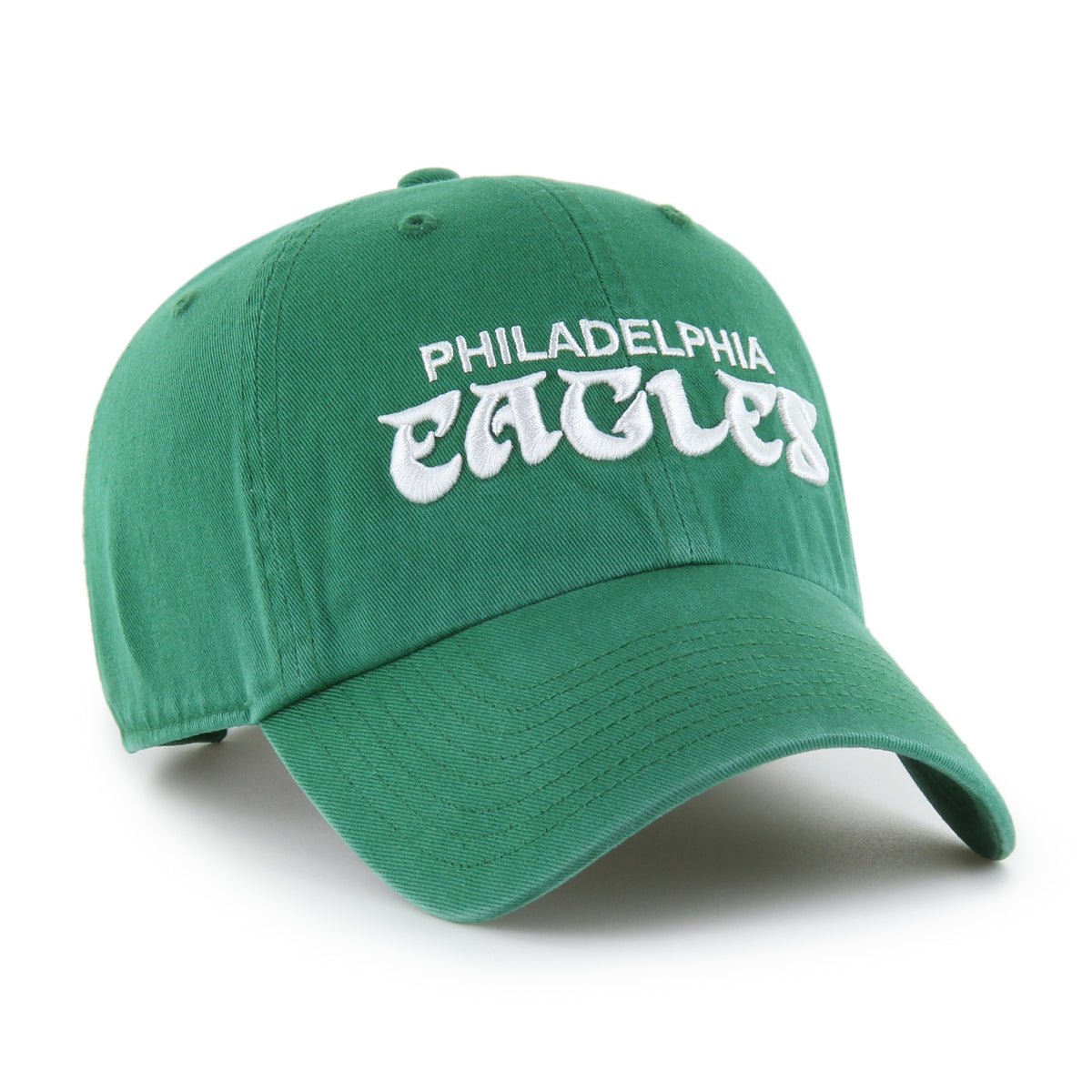 PHILADELPHIA EAGLES HISTORIC SCRIPT '47 CLEAN UP - Kelly Green - Sports Gifts, Sports Memorabilia, Sports Collectibles, Fan Shop