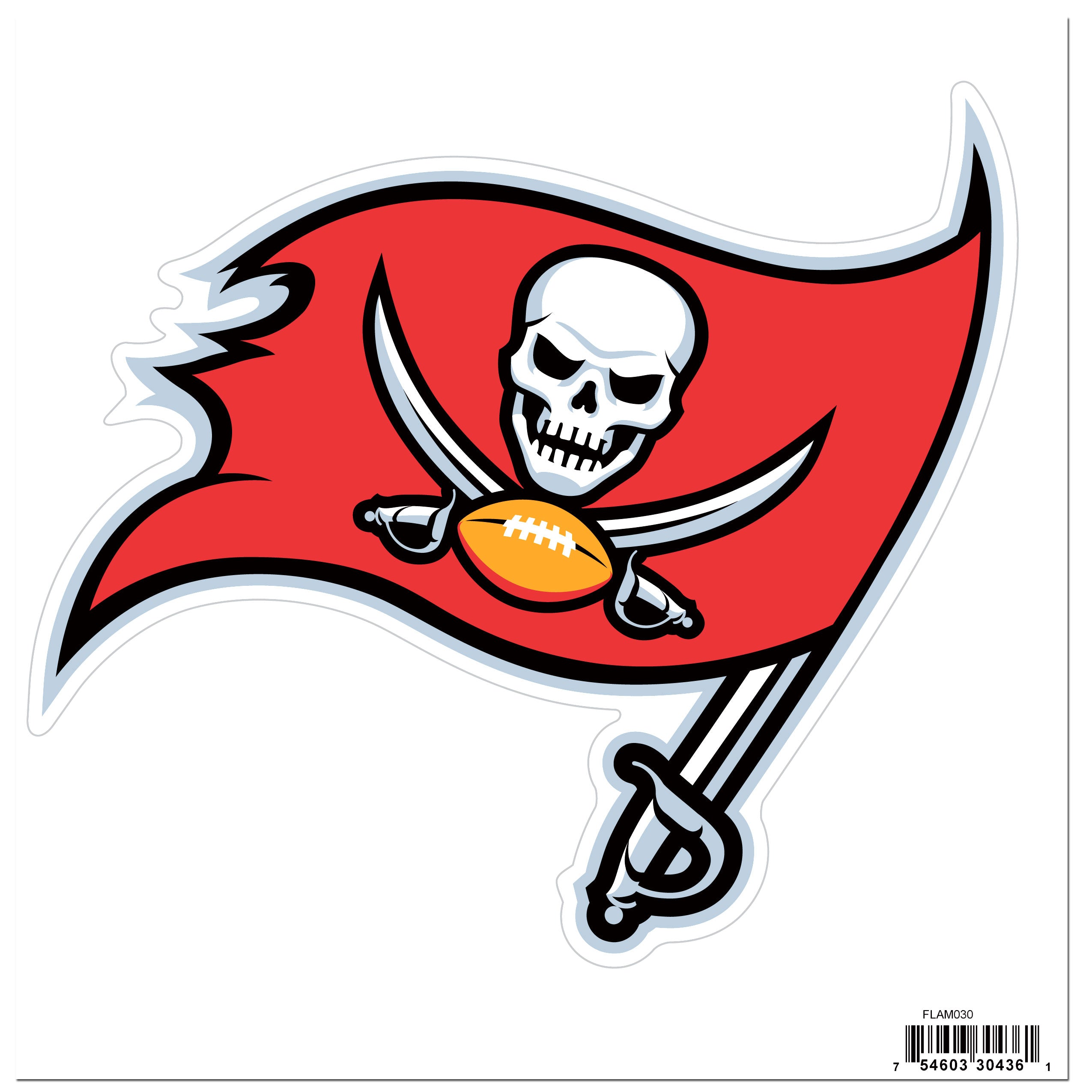Tampa Bay Buccaneers 8 inch Logo Magnets (SSKG)