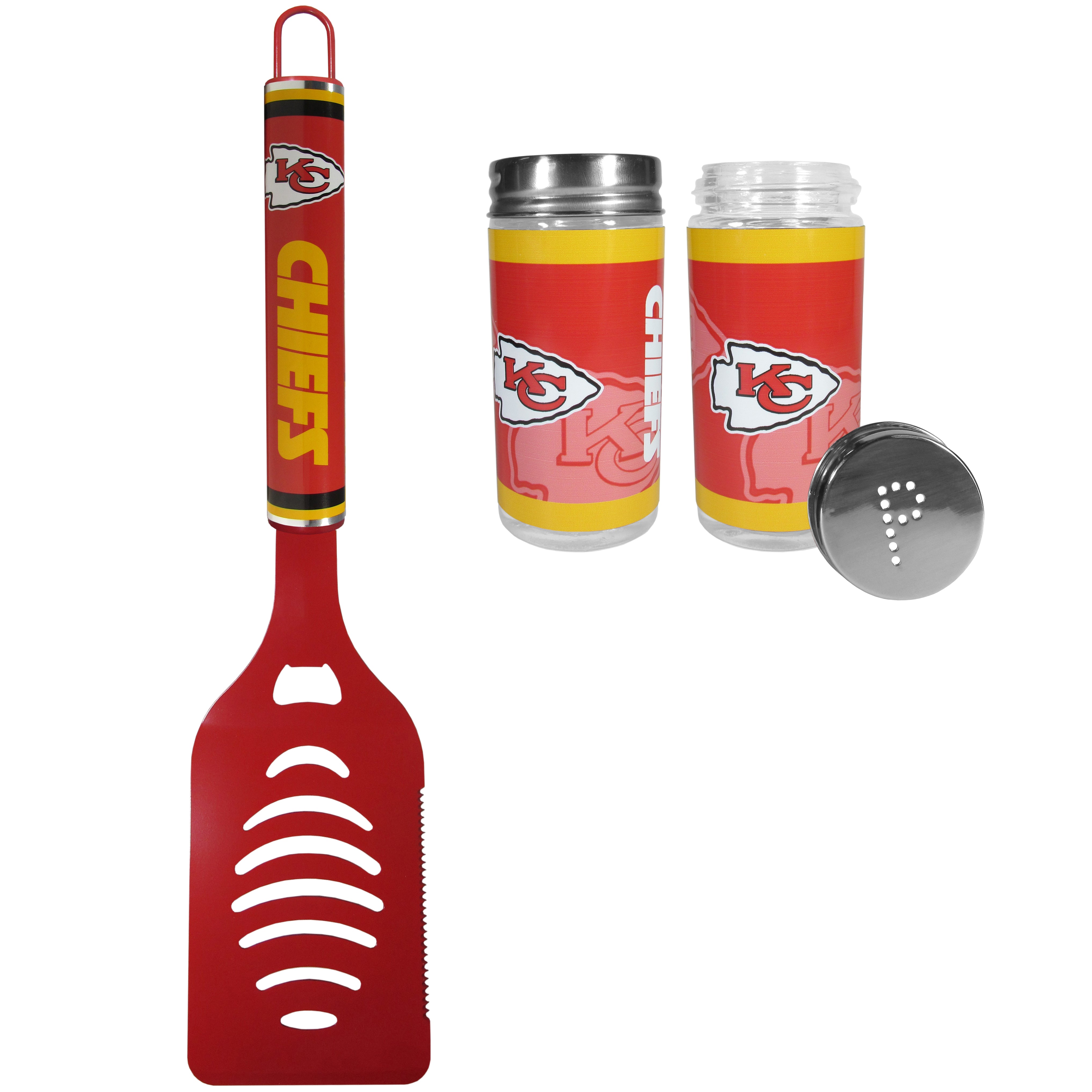 Kansas City Chiefs Logo Spatula w/Shakers