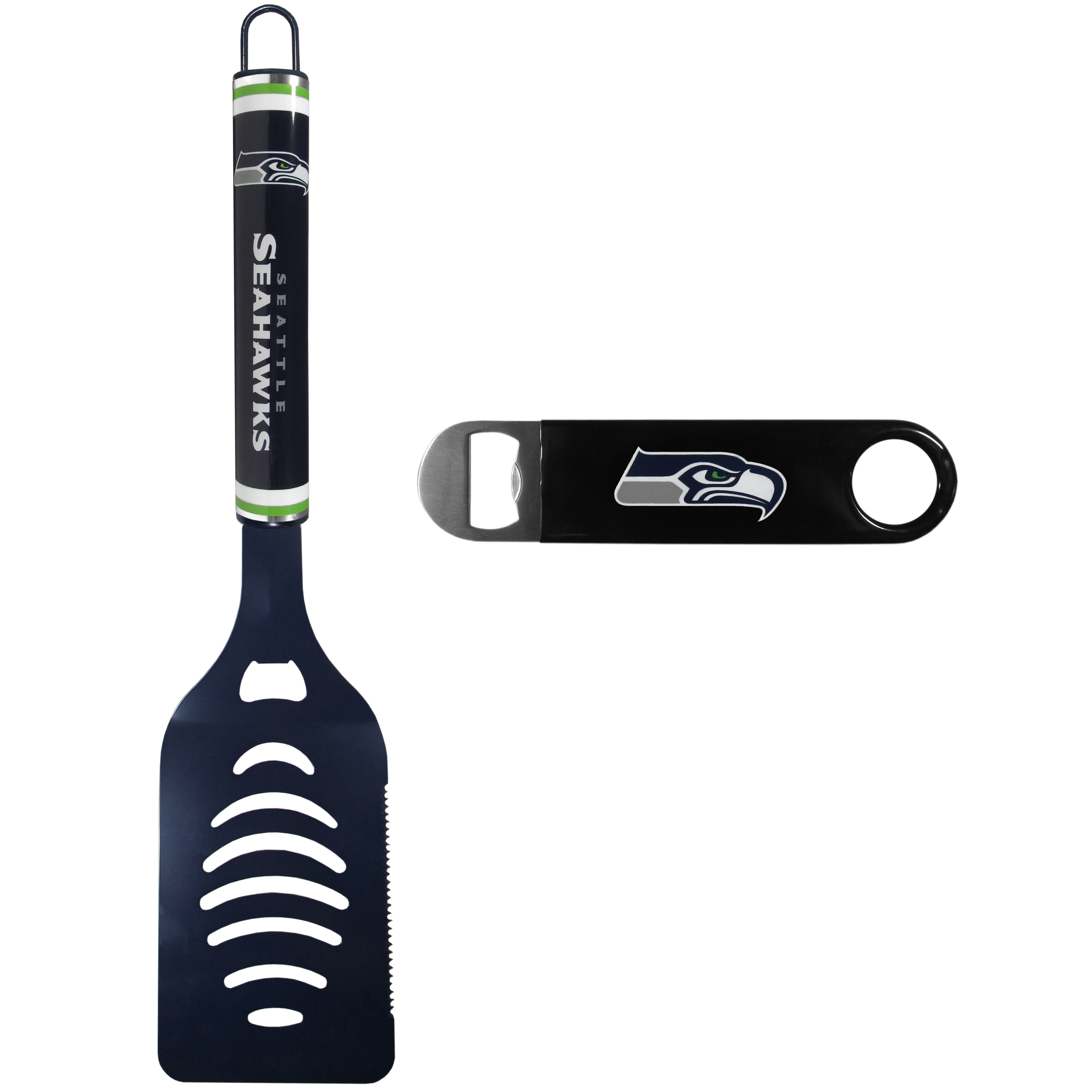 Seattle Seahawks Logo Spatula w/Bottle Opener