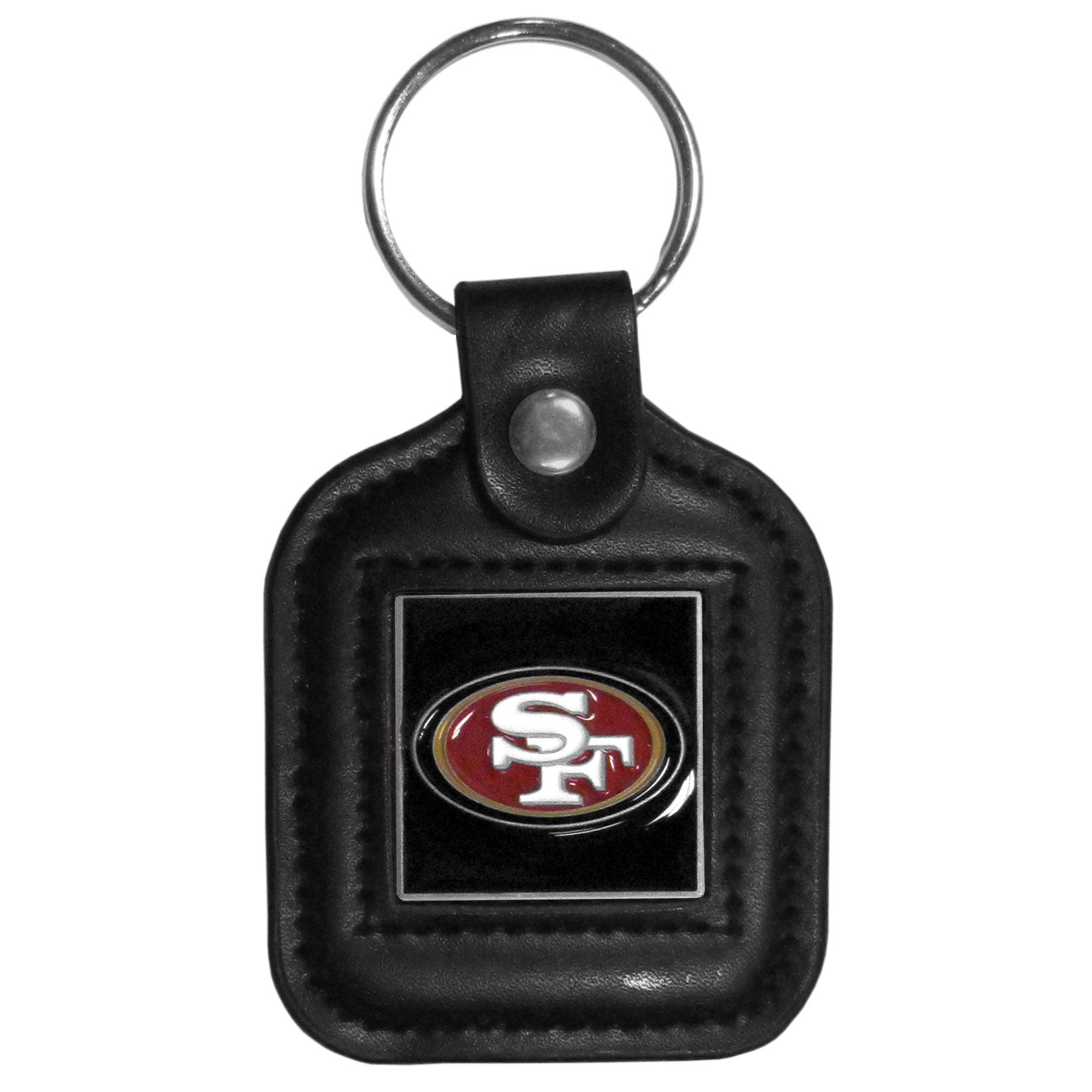 San Francisco 49ers Square Leatherette Key Chain (SSKG)