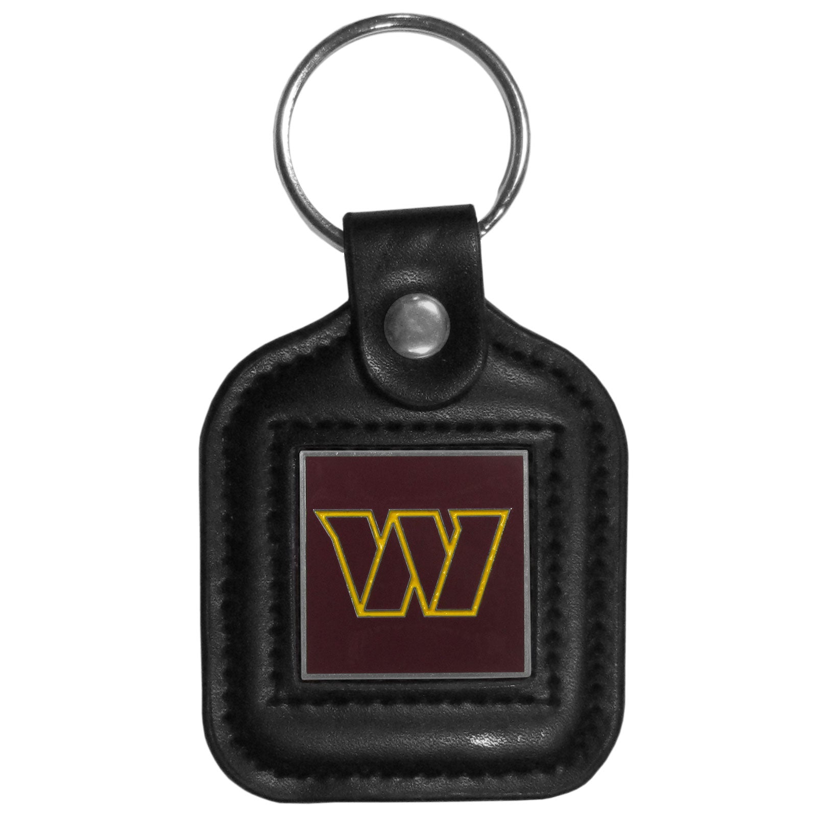 Washington Commanders Square Leatherette Key Chain