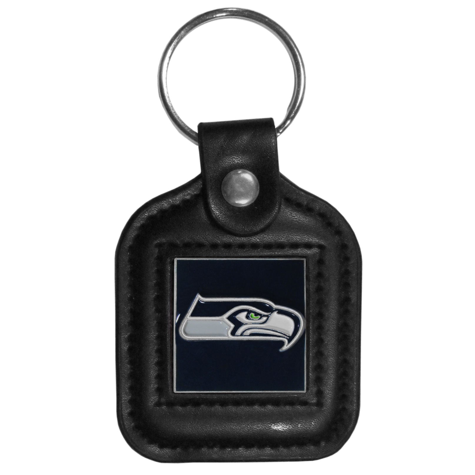 Seattle Seahawks Square Leatherette Key Chain (SSKG)
