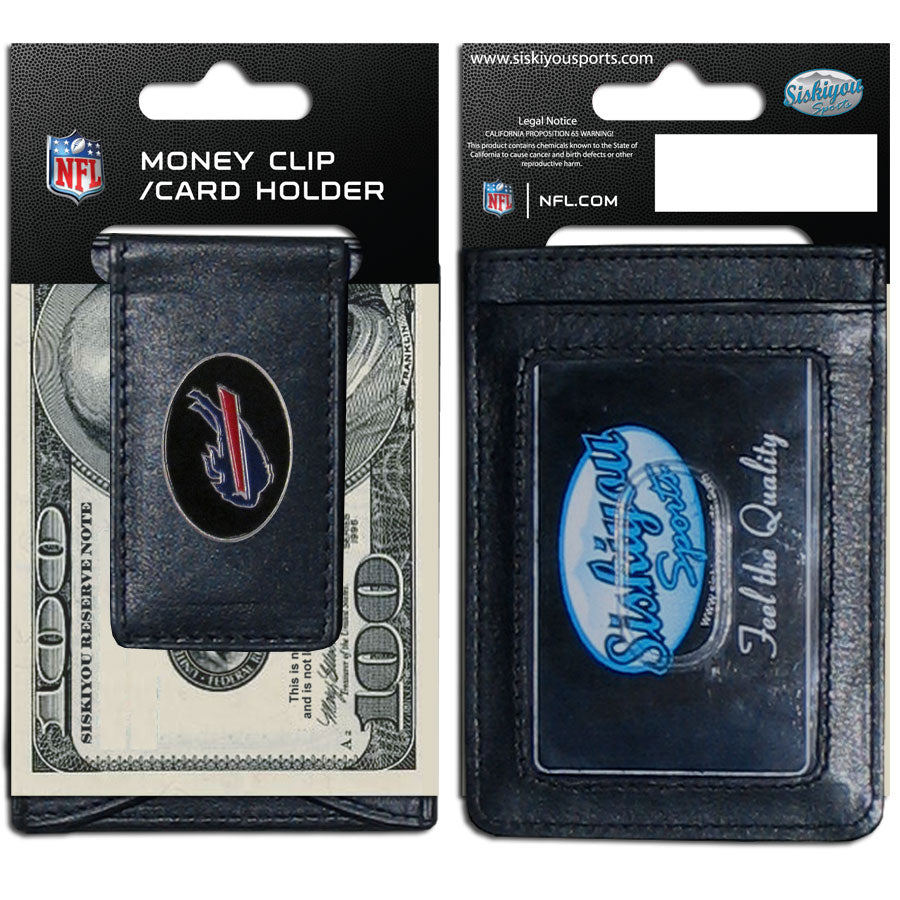 Buffalo Bills Leather Cash & Cardholder - Sports Collectibles, Sports Memorabilia, Sports Fan Shop, Sports Gifts