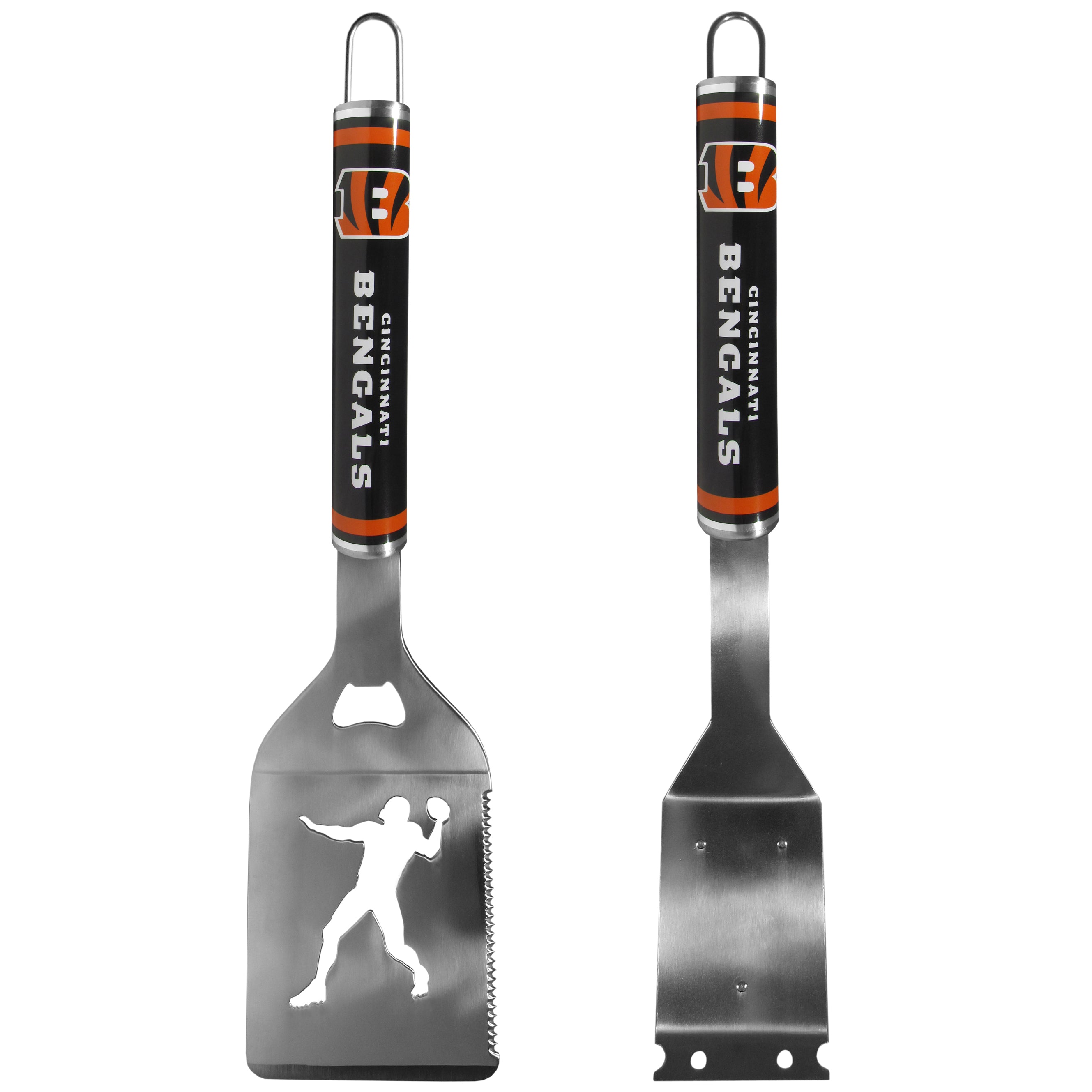 Cincinnati Bengals Logo Grill Brush/Scraper and Spatula