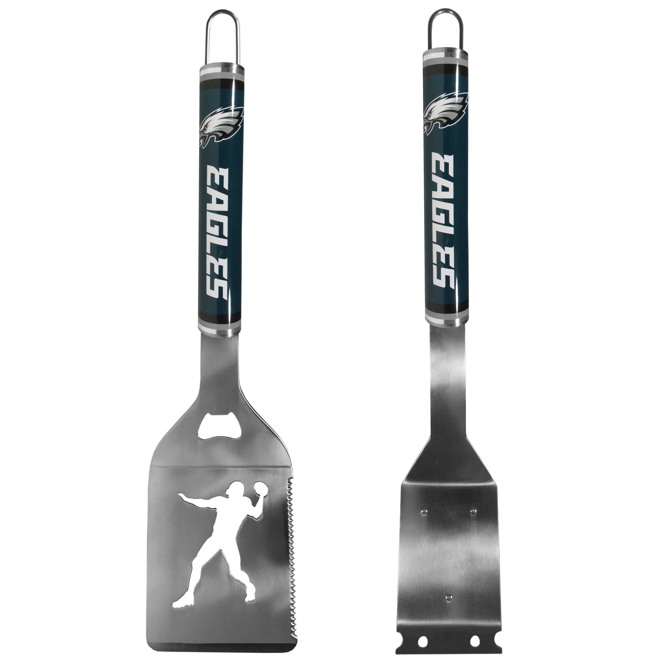 Philadelphia Eagles Logo Grill Brush/Scraper and Spatula
