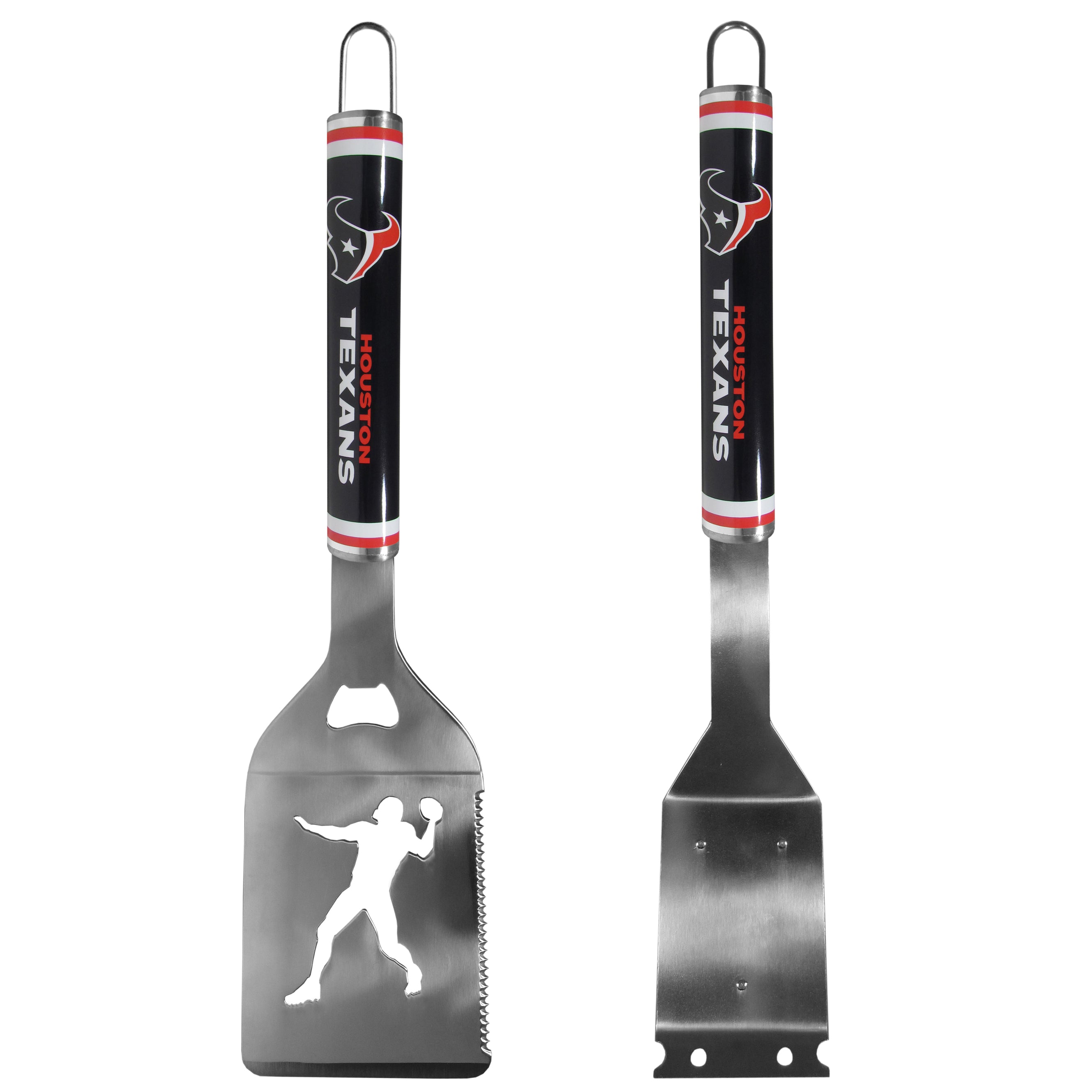 Houston Texans Logo Grill Brush/Scraper and Spatula