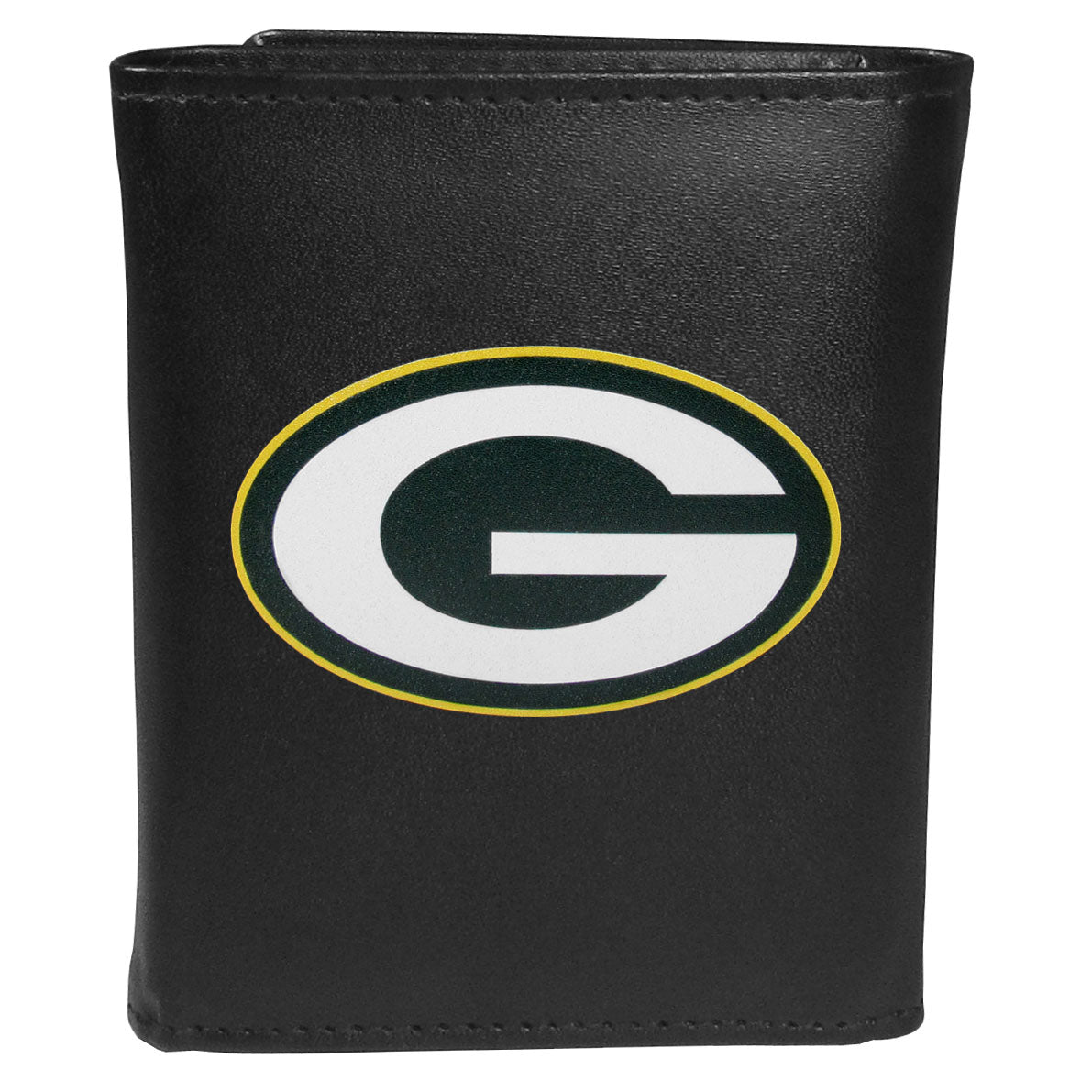 Green Bay Packers Leather Tri-fold Wallet, Large Logo
