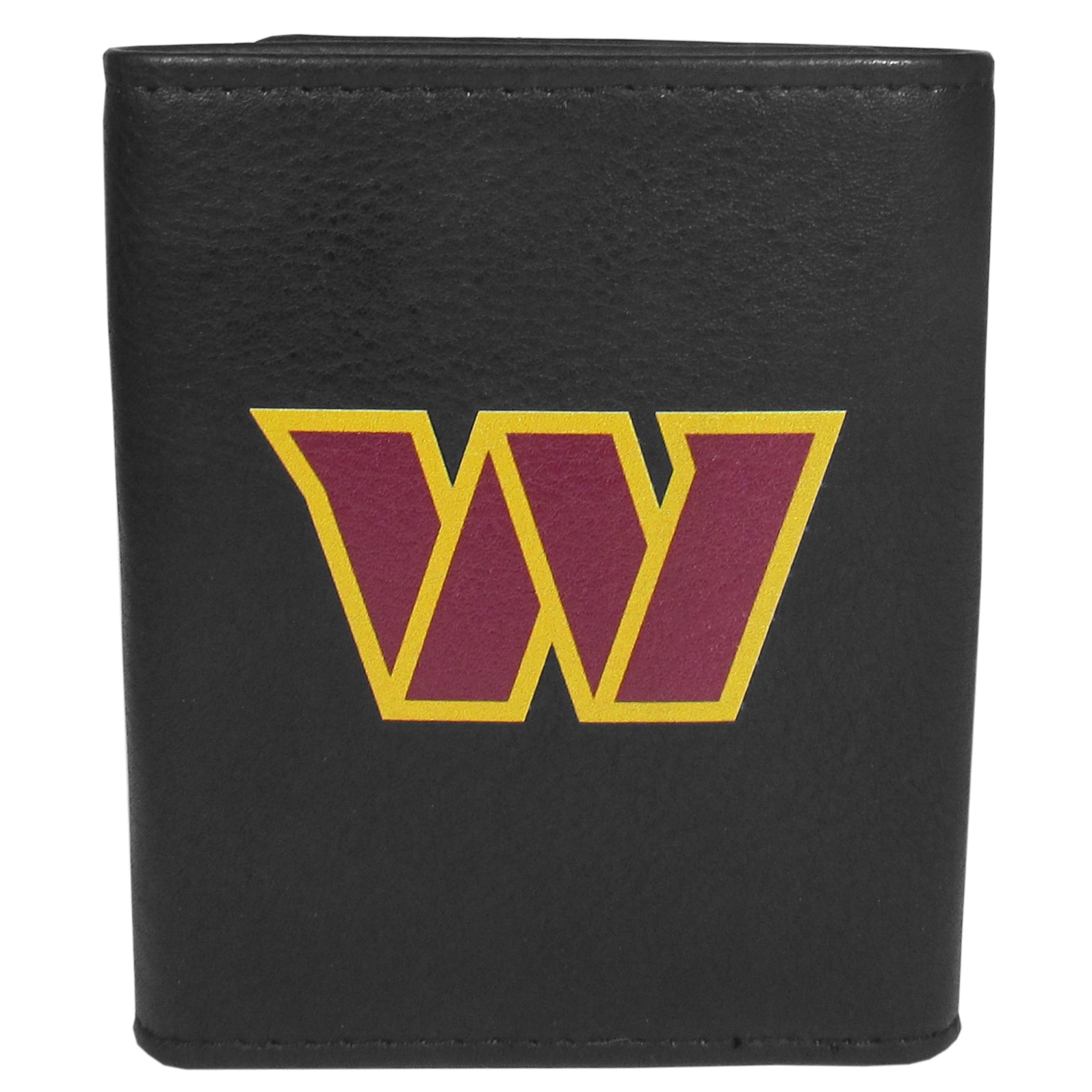 Washington Commanders Leather Tri-fold Wallet, Large Logo - Sports Collectibles, Sports Memorabilia, Sports Fan Shop, Sports Gifts