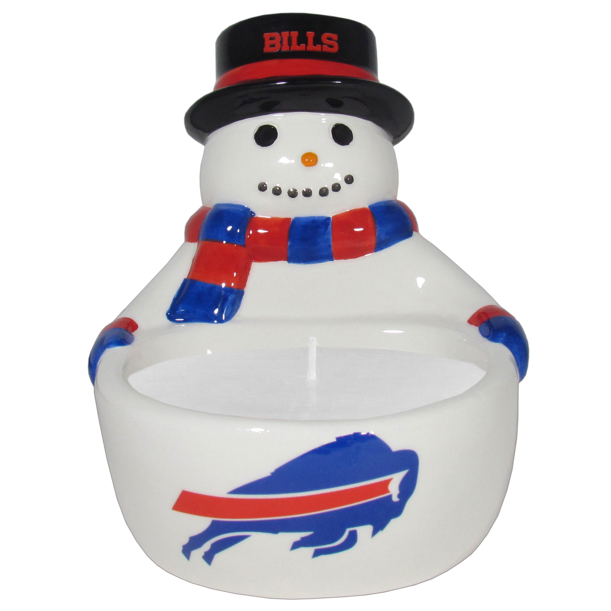 Buffalo Bills Snowman Candle
