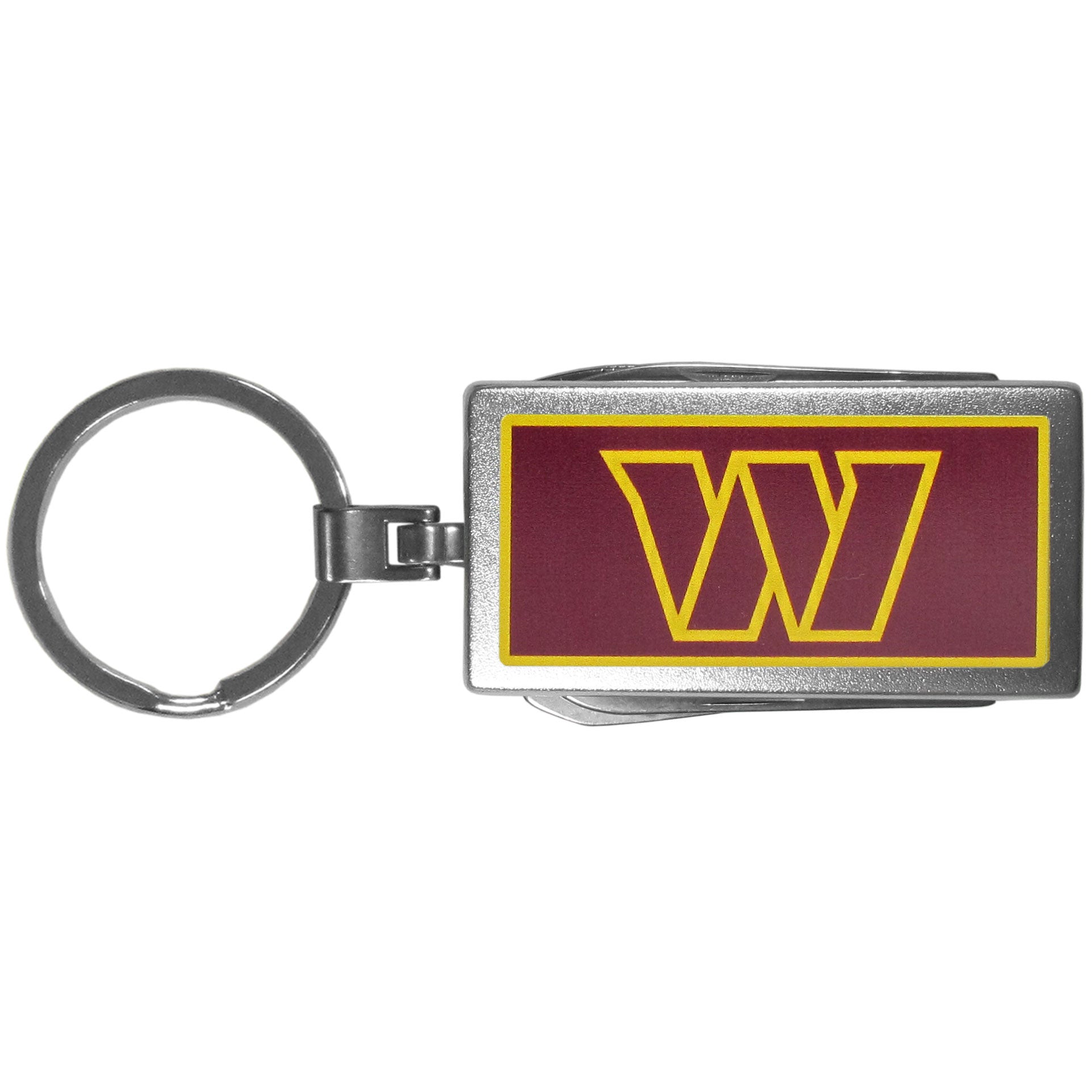Washington Commanders Multi-tool Key Chain, Logo - Sports Collectibles, Sports Memorabilia, Sports Fan Shop, Sports Gifts