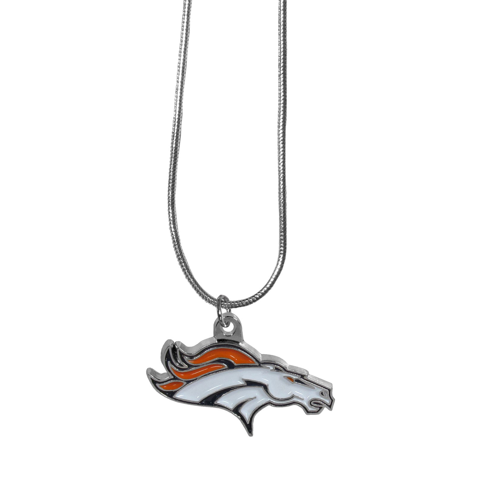 Denver Broncos Snake Chain Necklace