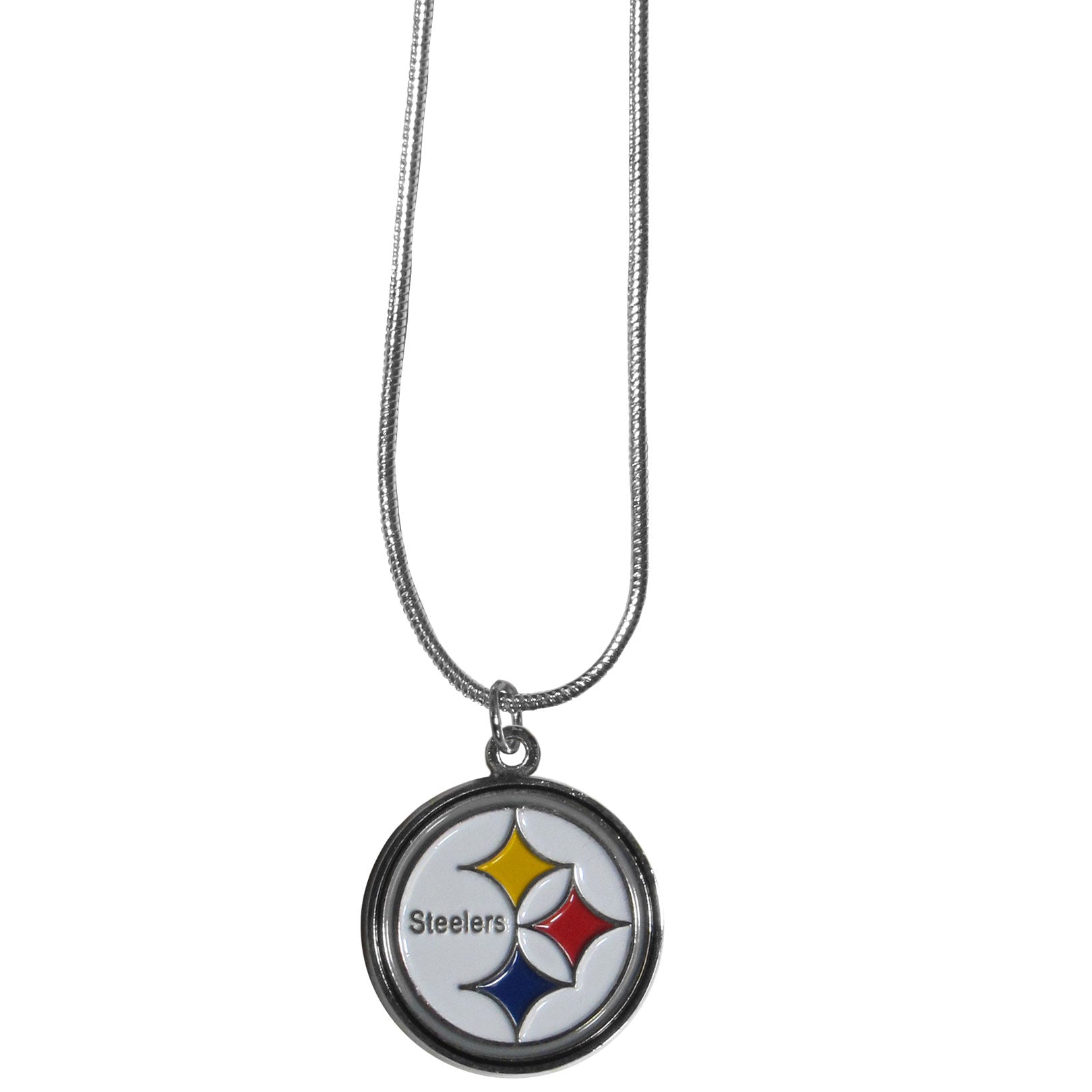 Pittsburgh Steelers Snake Chain Necklace - Sports Collectibles, Sports Memorabilia, Sports Fan Shop, Sports Gifts