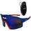 Buffalo Bills Shield Sunglasses with Visor Clip