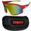 Kansas City Chiefs Shield Sunglasses with Case