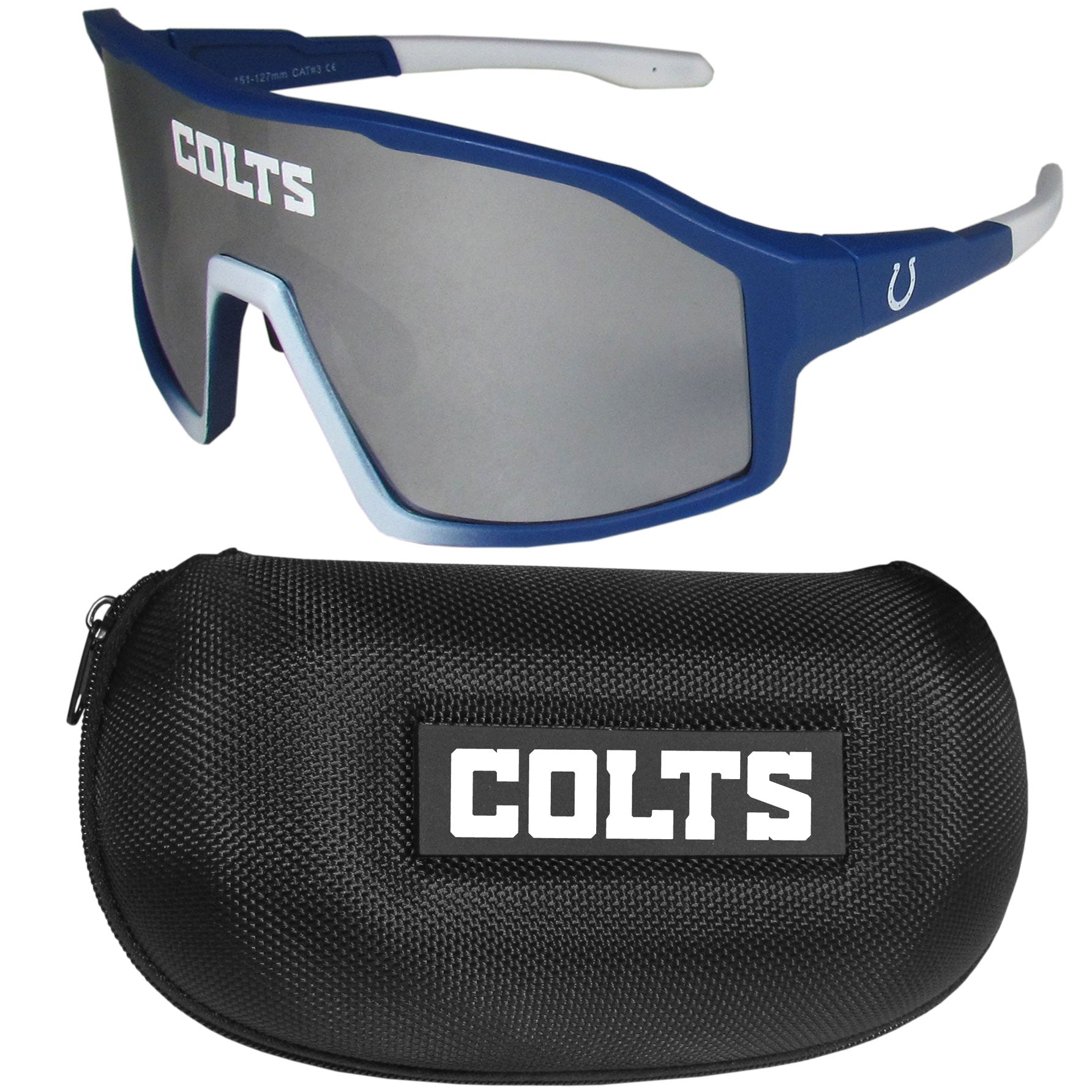 Indianapolis Colts Shield Sunglasses with Case