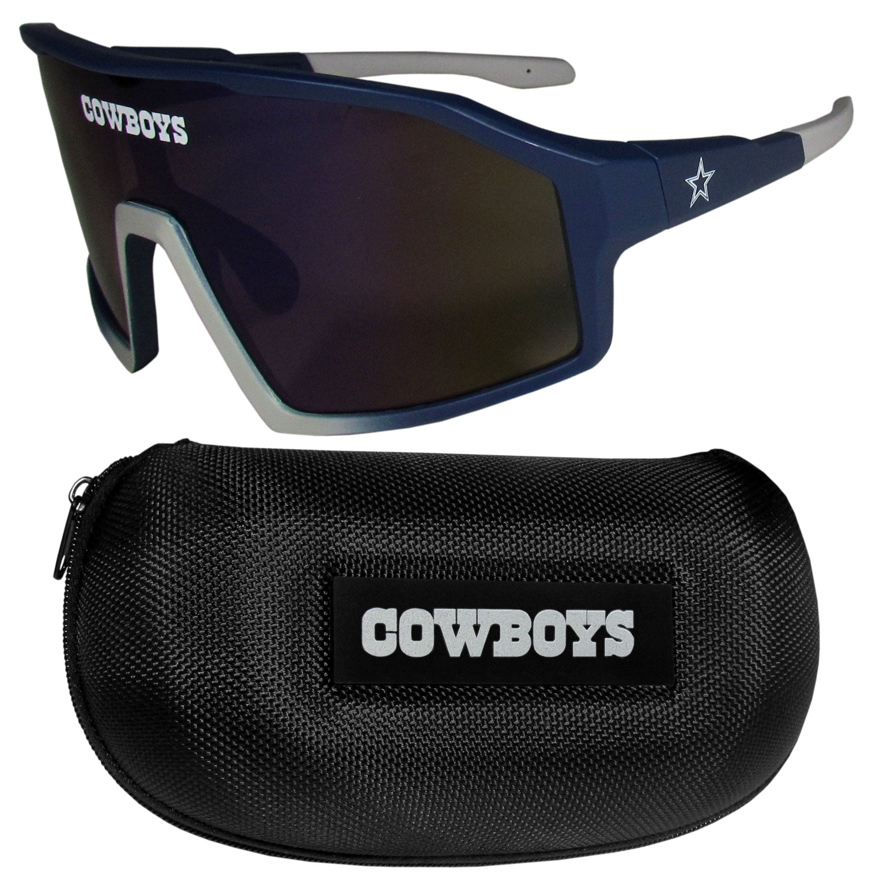 Dallas Cowboys Shield Sunglasses with Case
