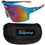 Miami Dolphins Shield Sunglasses with Case