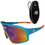 Miami Dolphins Shield Sunglasses with Visor Clip