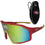San Francisco 49ers Shield Sunglasses with Visor Clip