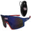 New York Giants Shield Sunglasses with Visor Clip