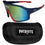New England Patriots Shield Sunglasses with Case