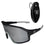 Las Vegas Raiders Shield Sunglasses with Visor Clip