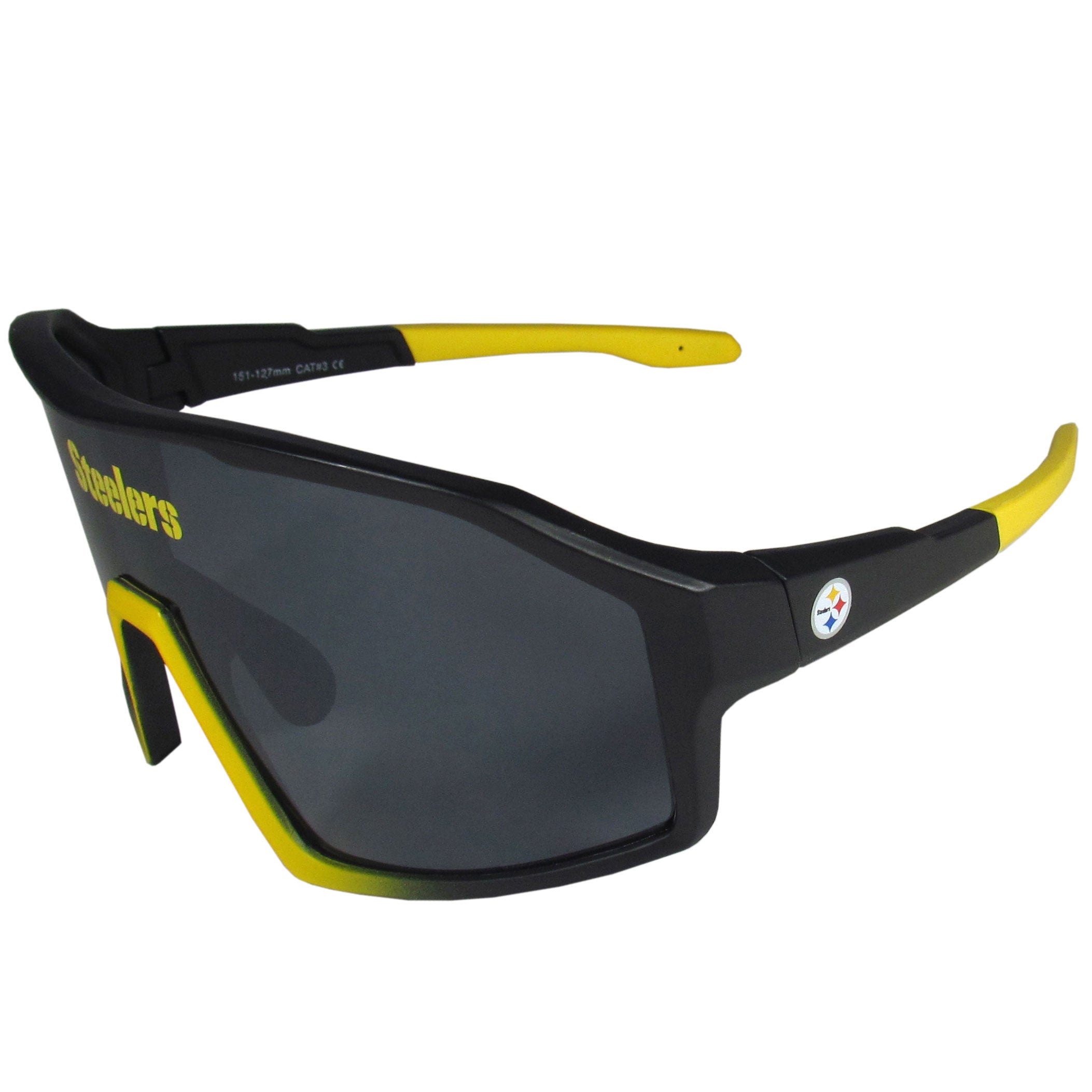 Pittsburgh Steelers Navigator Shield Sunglasses - Sports Gifts, Sports Memorabilia, Sports Collectibles, Fan Shop