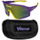 Minnesota Vikings Shield Sunglasses with Case