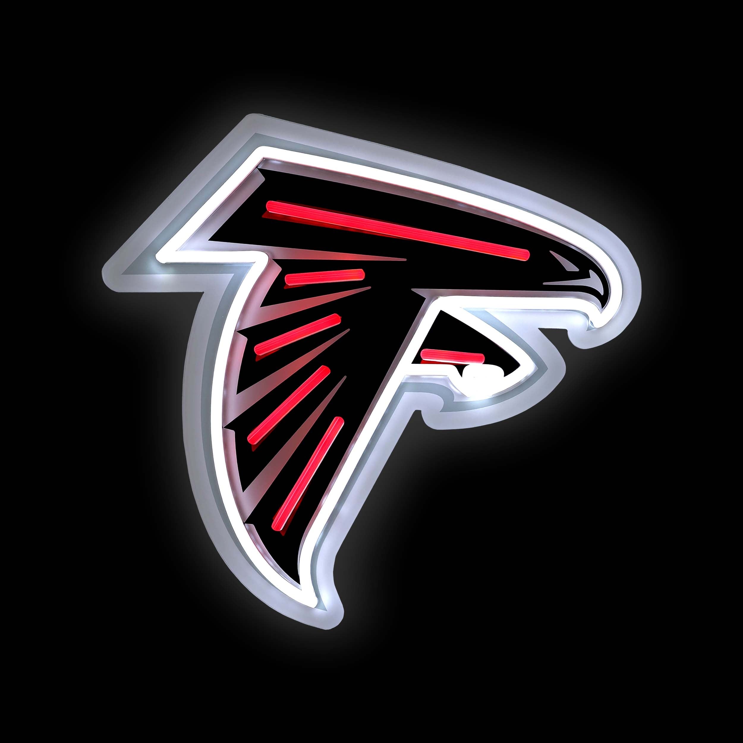 Atlanta Falcons 15" Neon Light Up Team Logo Sign - Sports Gifts, Sports Memorabilia, Sports Collectibles, Fan Shop