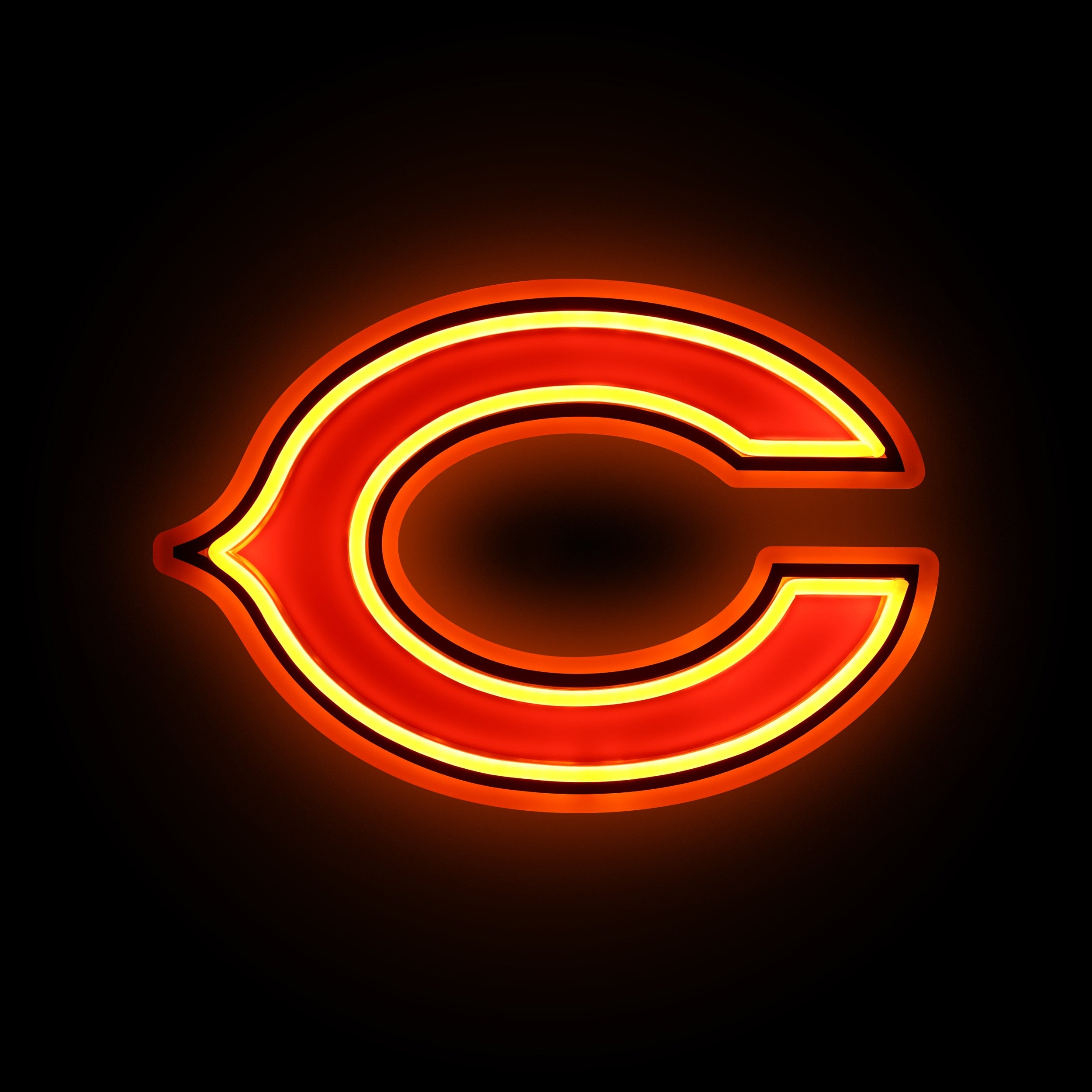 Chicago Bears 15" Neon Light Up Team Logo Sign - Sports Gifts, Sports Memorabilia, Sports Collectibles, Fan Shop