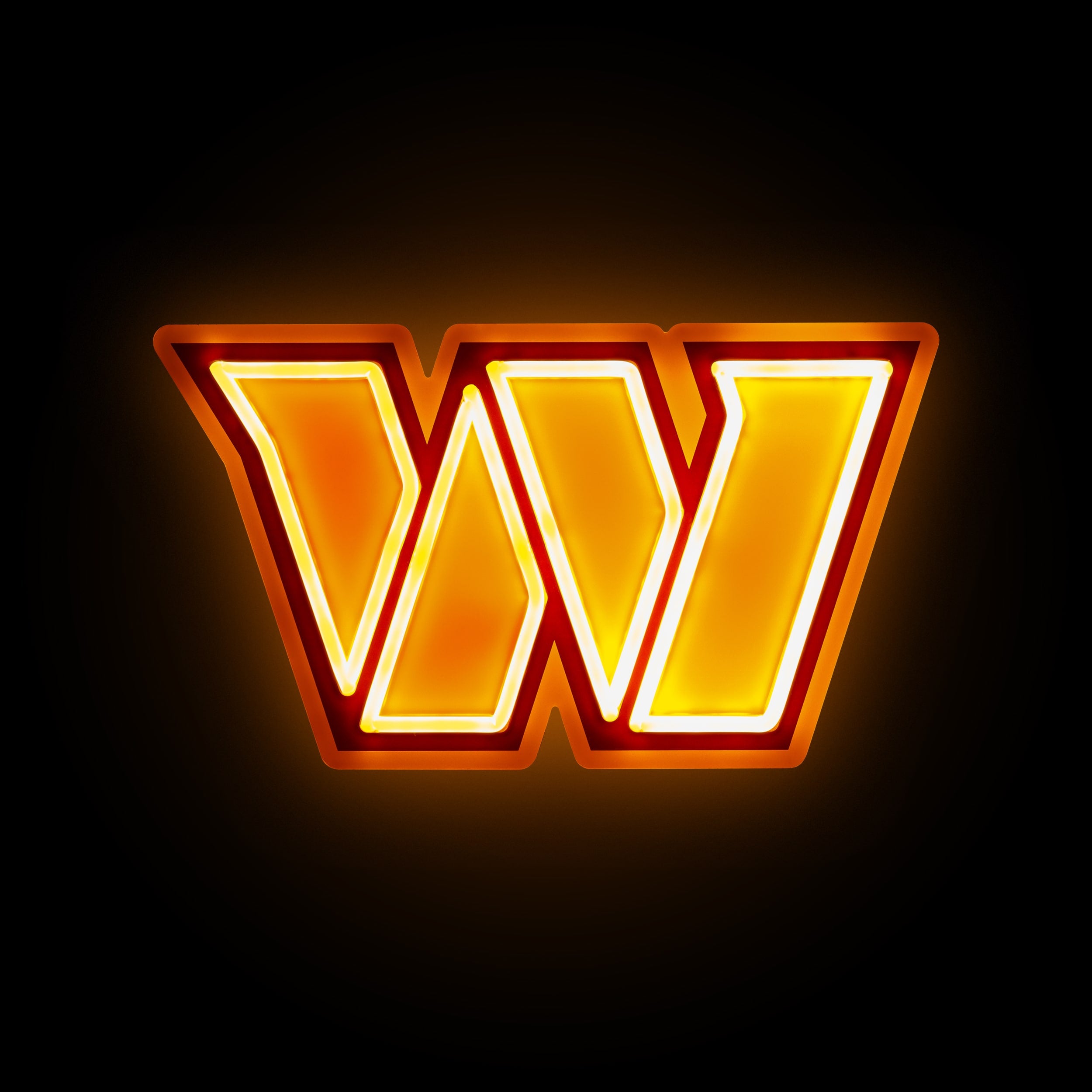 Washington Commanders 15" Neon Light Up Team Logo Sign - Sports Collectibles, Sports Memorabilia, Sports Fan Shop, Sports Gifts