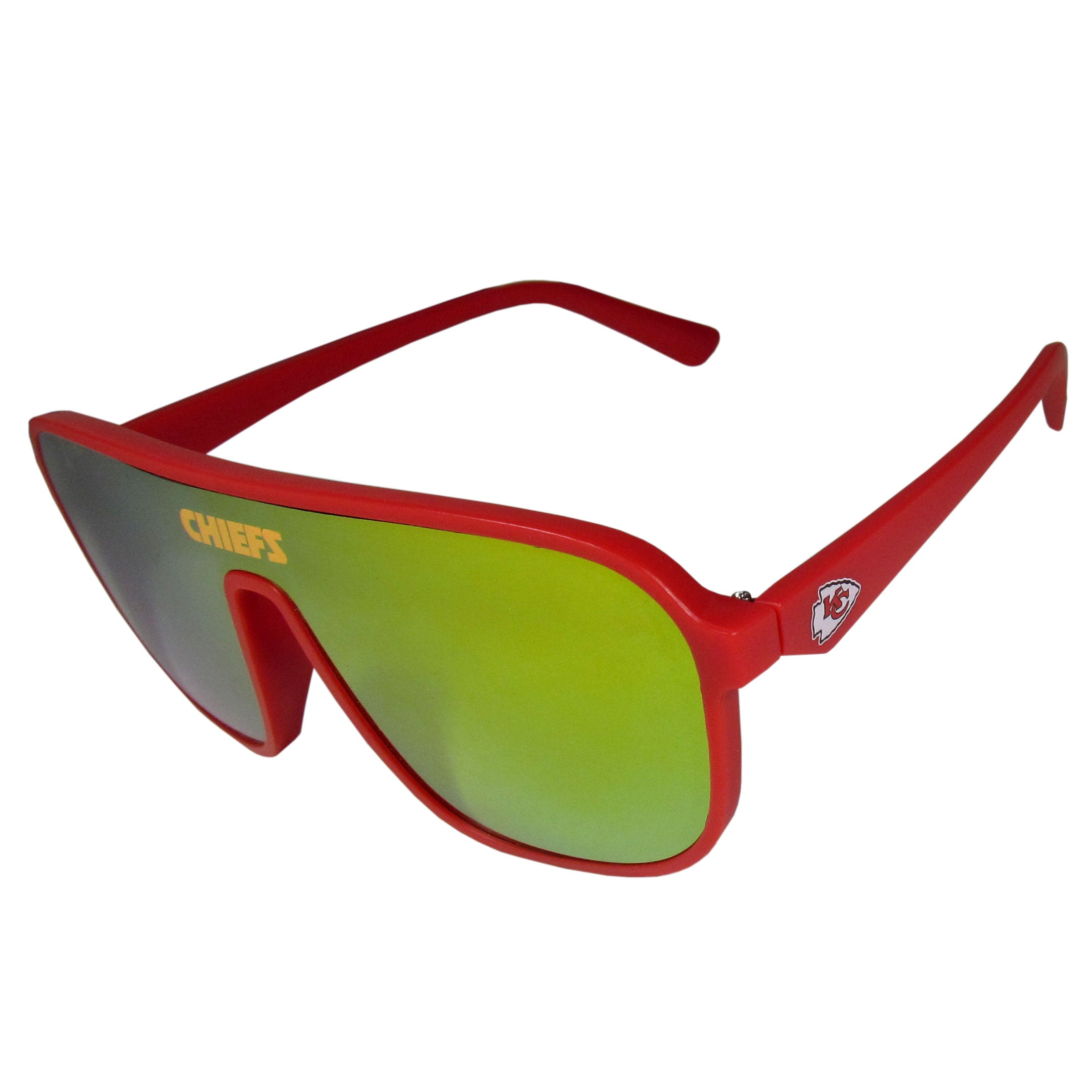 Kansas City Chiefs Aviator Shield Sunglasses