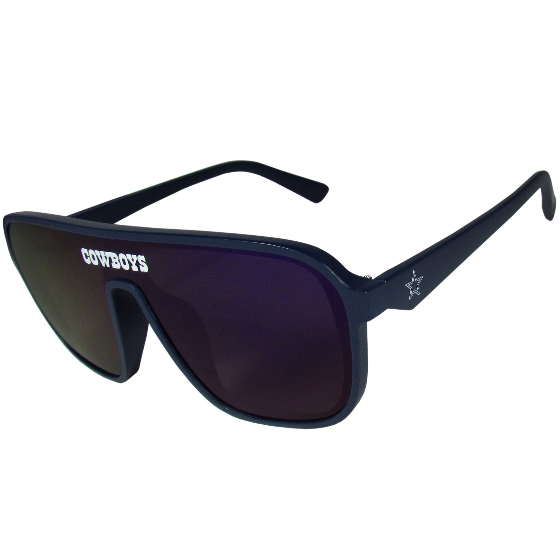 Dallas Cowboys Aviator Shield Sunglasses - Sports Gifts, Sports Memorabilia, Sports Collectibles, Fan Shop