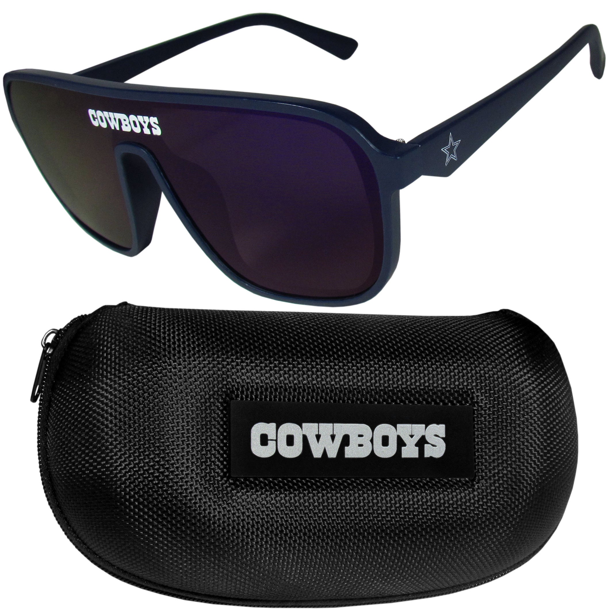 Dallas Cowboys Shield Sunglasses with Case
