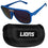 Detroit Lions Shield Sunglasses with Case