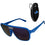 Detroit Lions Shield Sunglasses with Visor Clip