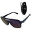 New England Patriots Shield Sunglasses with Visor Clip