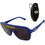 Los Angeles Rams Shield Sunglasses with Visor Clip