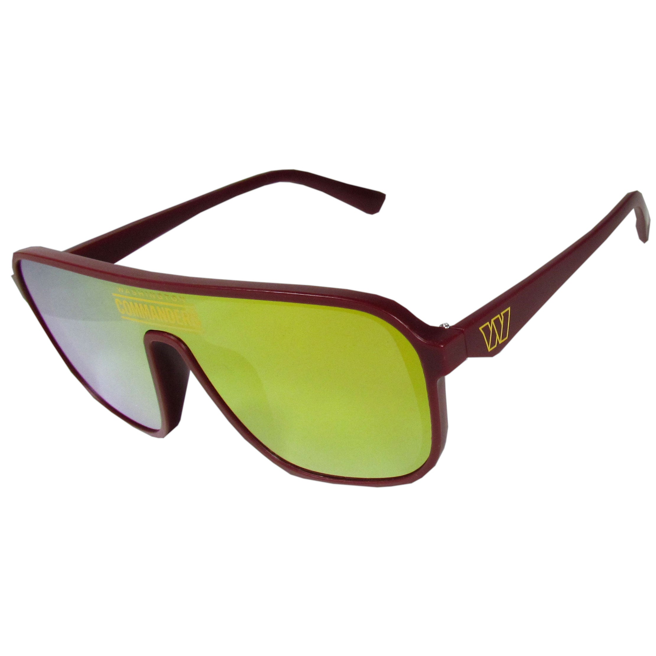 Washington Commanders Aviator Shield Sunglasses - Sports Gifts, Sports Memorabilia, Sports Collectibles, Fan Shop