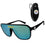 Pittsburgh Steelers Shield Sunglasses with Visor Clip