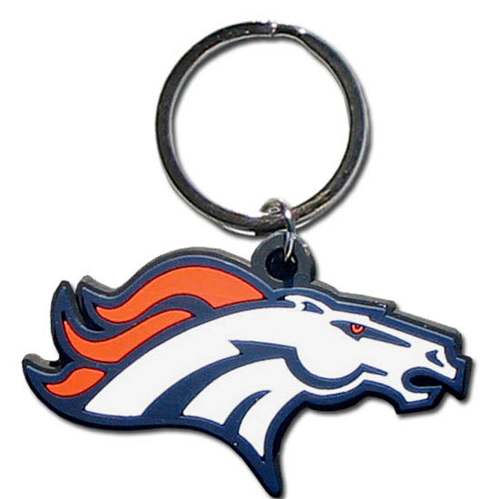 Denver Broncos Flex Key Chain - Sports Collectibles, Sports Memorabilia, Sports Fan Shop, Sports Gifts