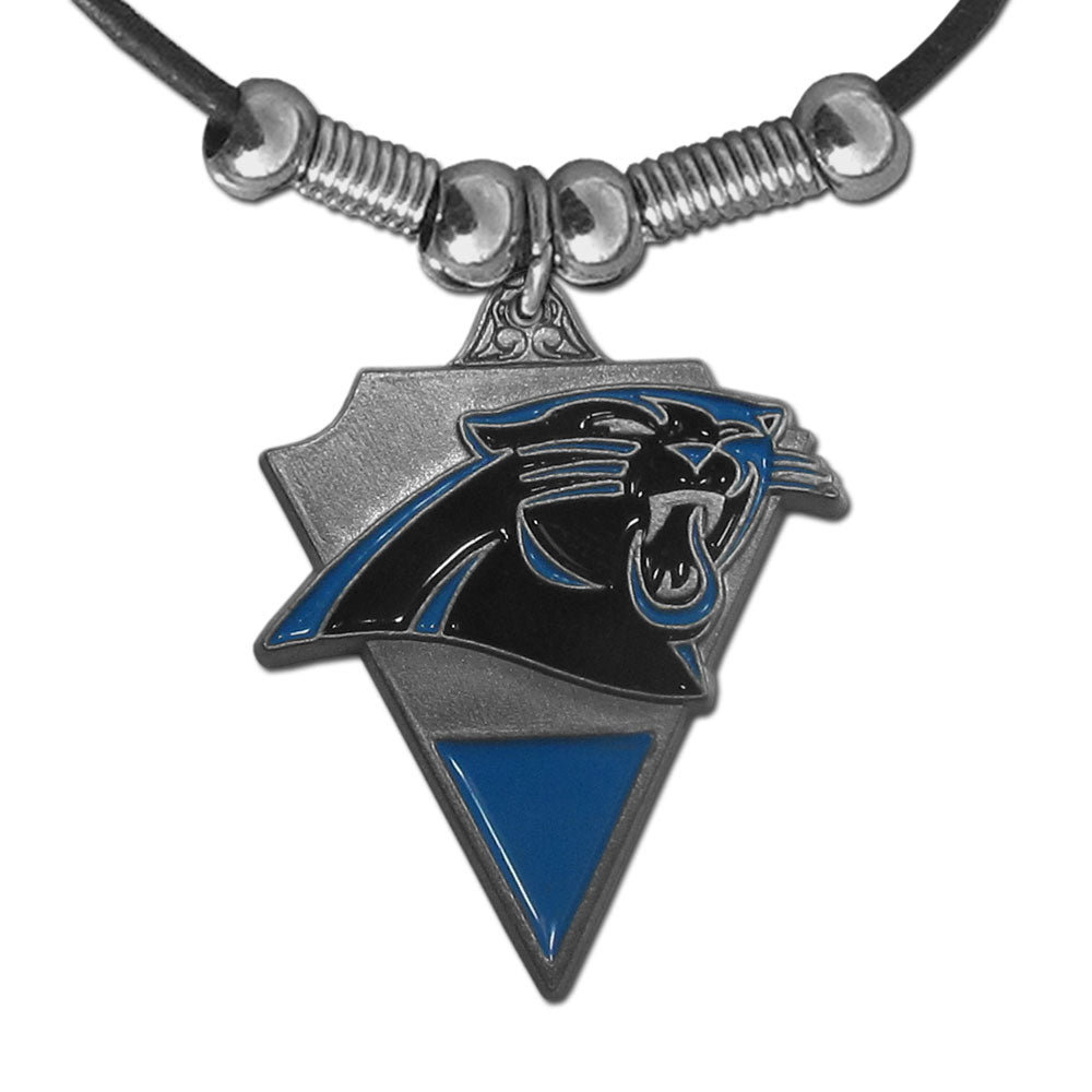 Carolina Panthers Classic Cord Necklace (SSKG) - Sports Gifts, Sports Memorabilia, Sports Collectibles, Fan Shop