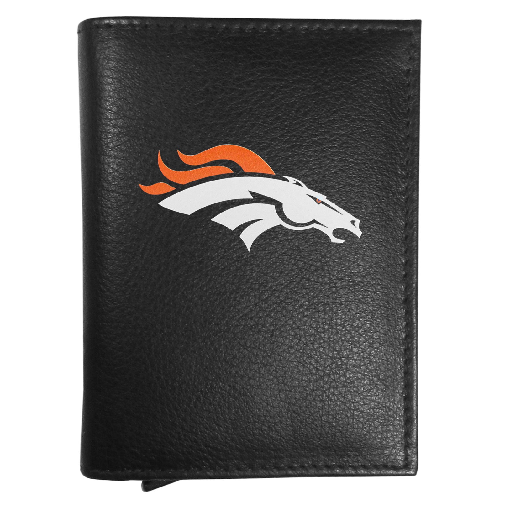 Denver Broncos Leather RFID Pop-Up Wallet