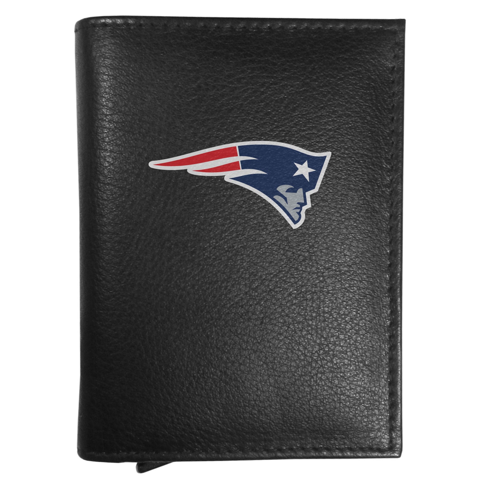 New England Patriots Leather RFID Pop-Up Wallet