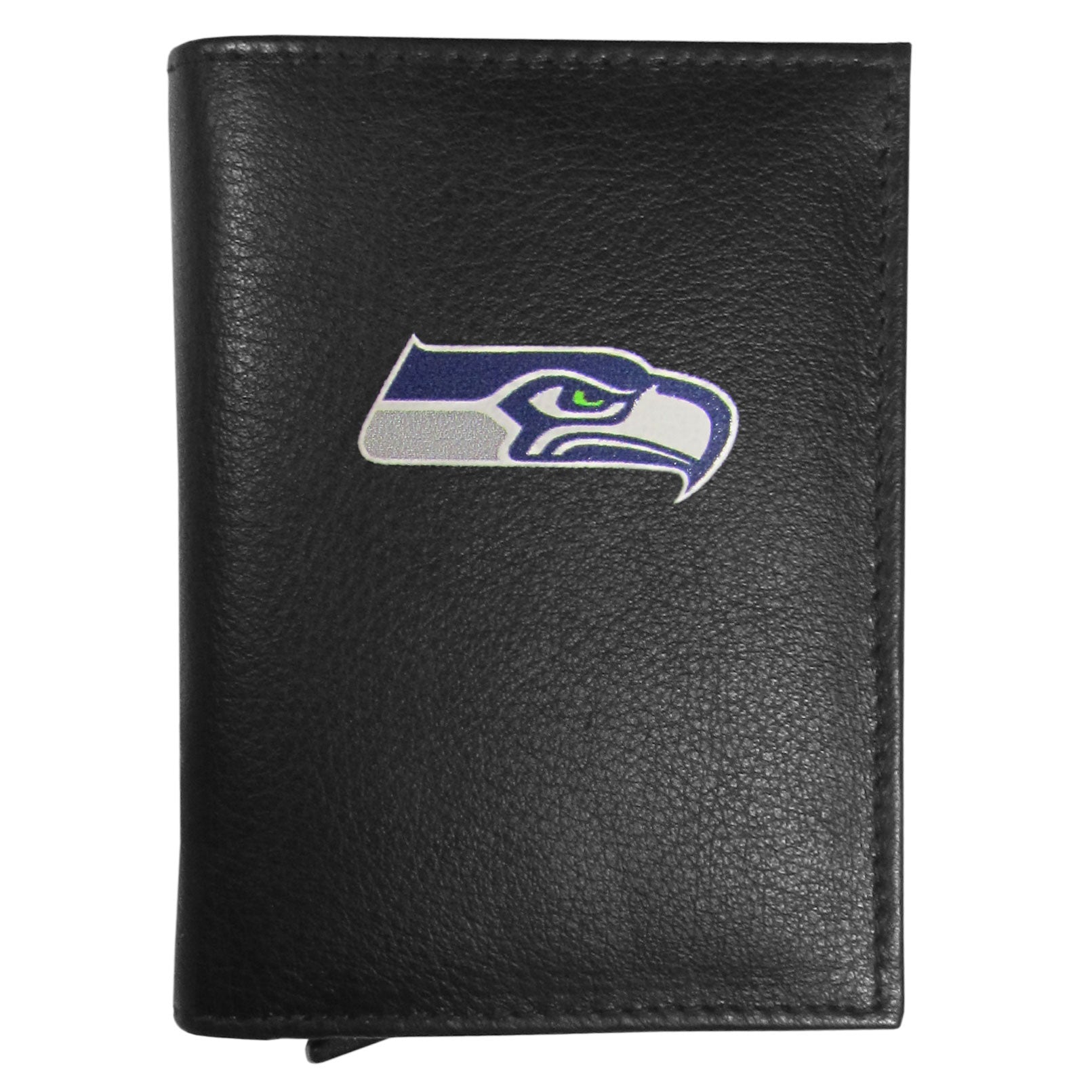 Seattle Seahawks Leather RFID Pop-Up Wallet